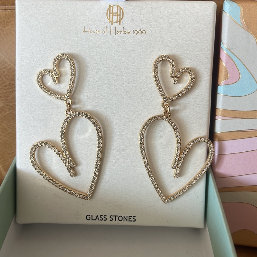 House of Harlow 1960 earrings. New - Picture 3 of 5